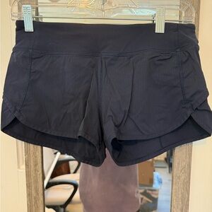 Girls Navy Athletic Shorts